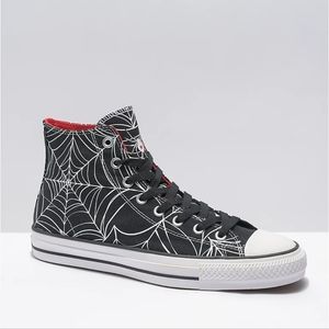 Black Converse Spider Web High Tops